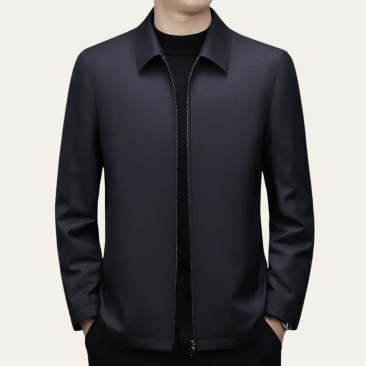 Herren Jacke Steppfutter Textil Schwarz | Vestea