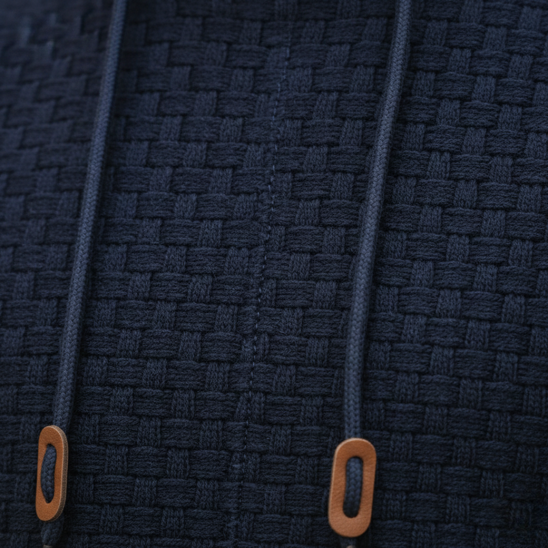 Gestrickter Kapuzenpullover für Herren| Vestea