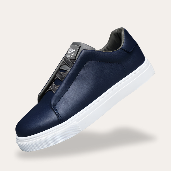 Herren Sneaker Low Cut Ortopedico mit Lederdetails Freizeit | Vestea