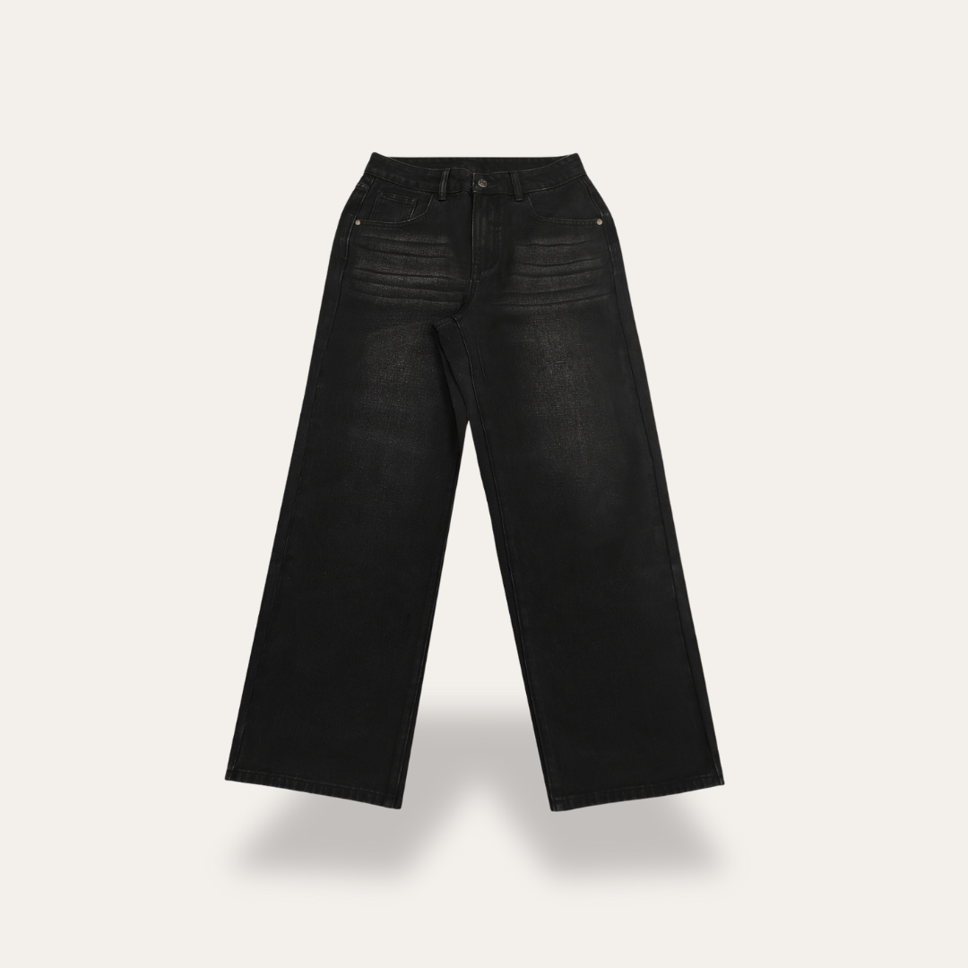 Y2K Weite Denim-Jeans für Damen | Vestea