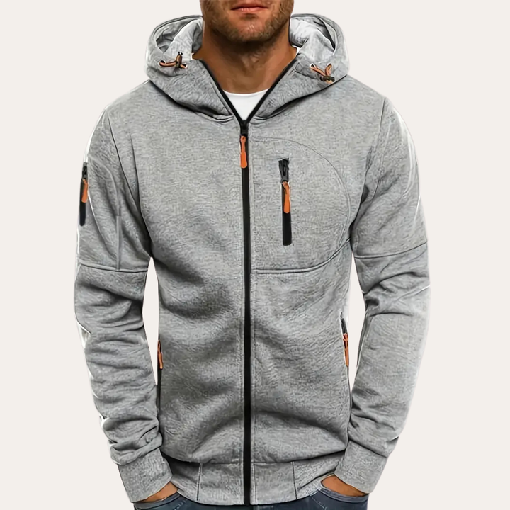 Herren Zip Hoodie mit Reißverschlüssen | Vestea