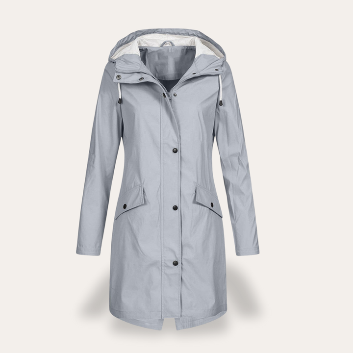 Damen Parka Übergangsjacke mit Kapuze Wasserdicht | Vestea