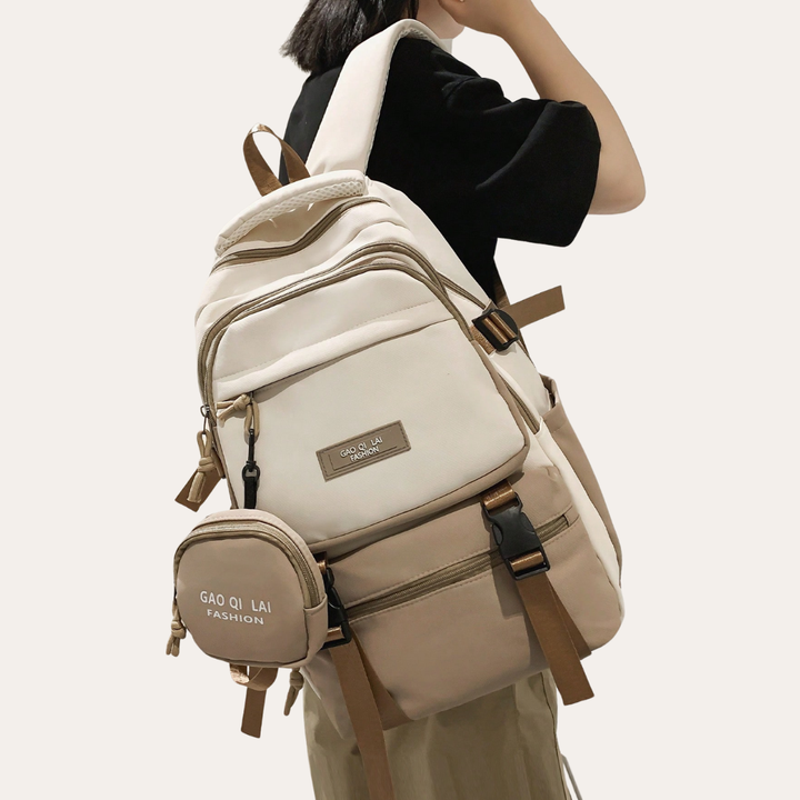 Moderner Damen Rucksack für Schule & Uni Großer Tagesrucksack Lässig | Vestea