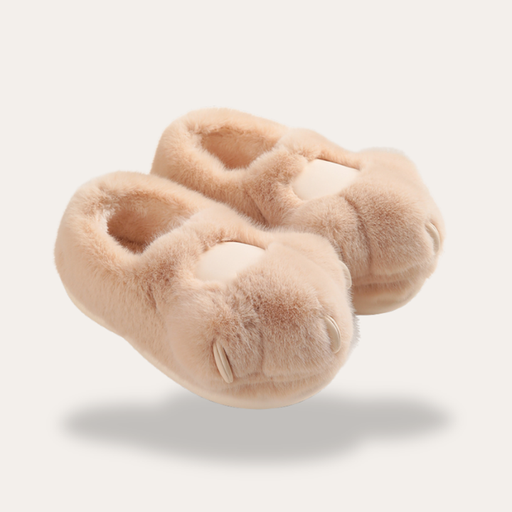 Orthopädische Damen Plüsch Tierpfoten Hausschuhe | Vestea