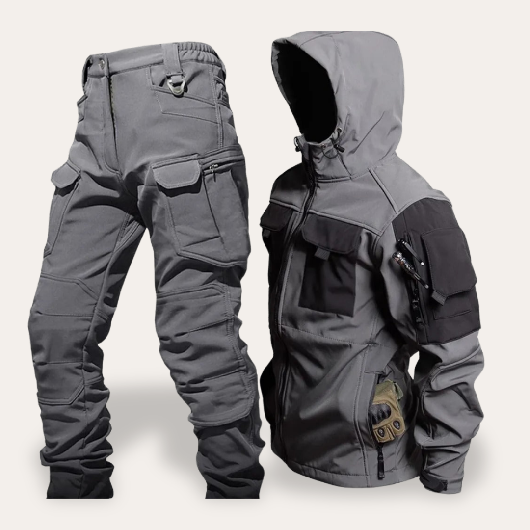 Herren Softshell Tactical Set Outdoor Funktionsanzug Atmungsaktiv | Vestea