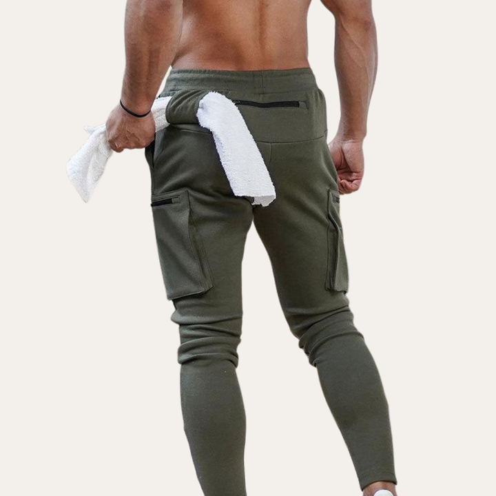 Herren Slim Fit Jogginghose Baumwolle Cargo Sportlich | Vestea