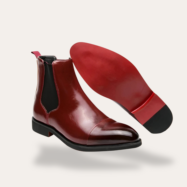 Herren Orthopädische Chelsea Boots aus Leder | Vestea