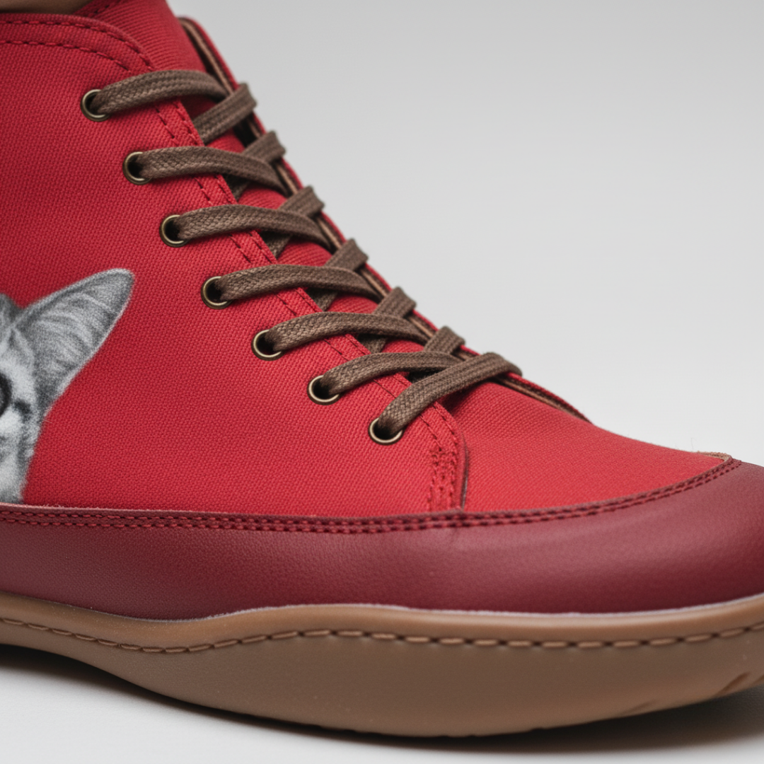 Damen Orthopädische Katzen-Sneaker High-Top | Vestea