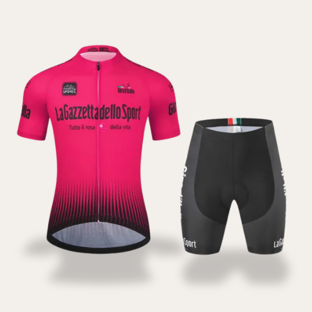 Herren Radsport Set Kurzarm Trikot mit Radhose Funktionskleidung | Vestea