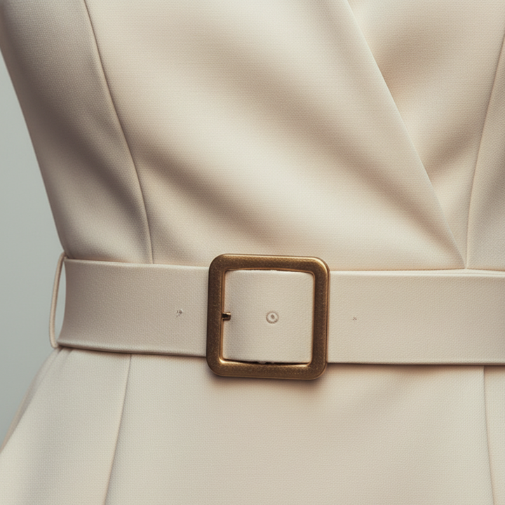 Damen Elegantes Wickelkleid Mit Gürtel | Vestea