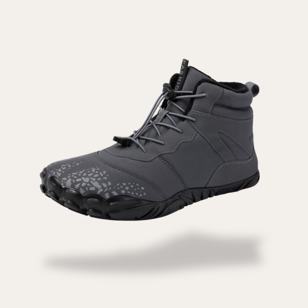 Herren Barfußstiefel orthopedico Winter Kunstleder rutschfest Warmfutter | Vestea