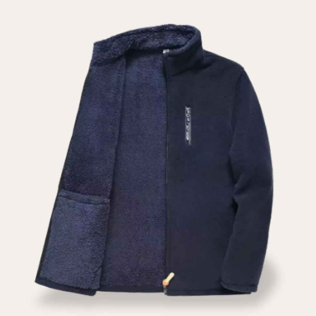 Herren Fleecejacke Winter Warm Freizeitmantel | Vestea
