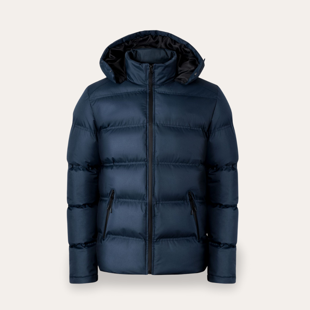 Herren Winterjacke mit Kapuze Textil | Vestea