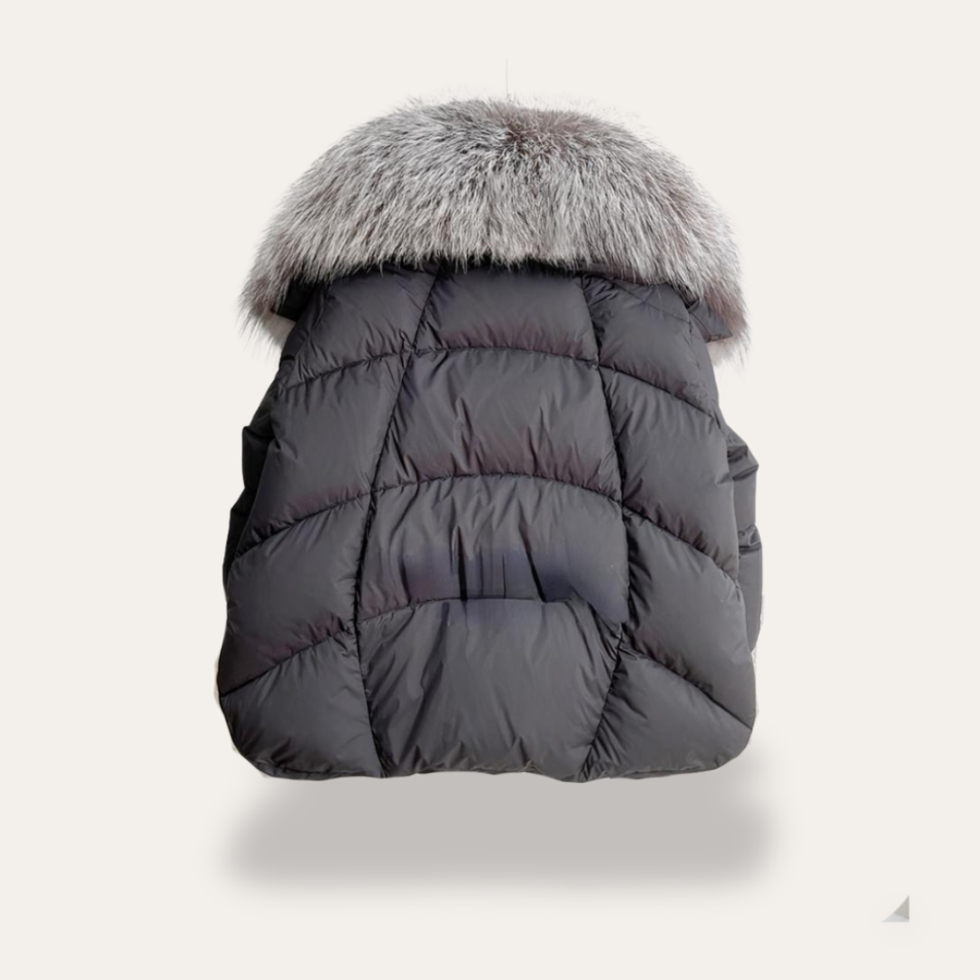 Aurora Daunen Fell Pufferjacke für Damen | Vestea