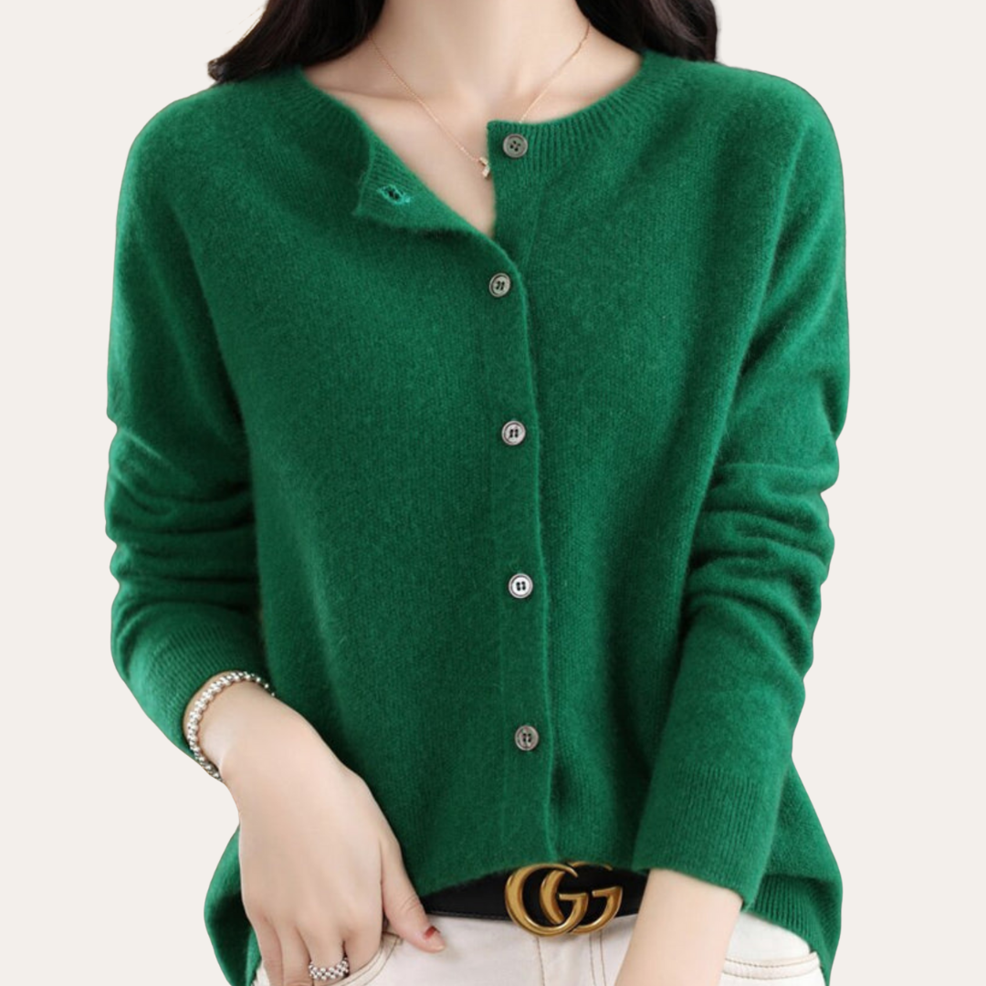 Damen Kaschmir Cardigan – Eleganter Strickpullover Frauen |  Vestea