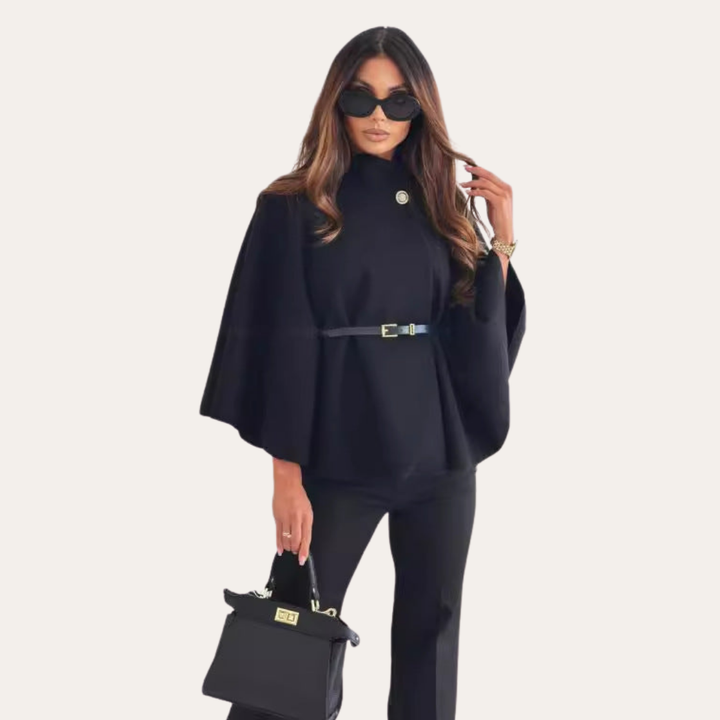 Damen Cape Jacke Mantel | Vestea