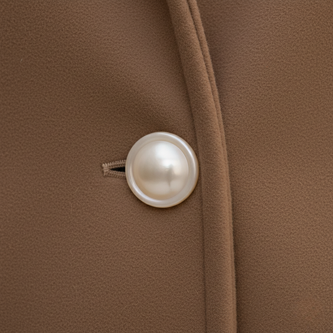 Damen Kapuzenmantel mit Knopfleiste | Vestea