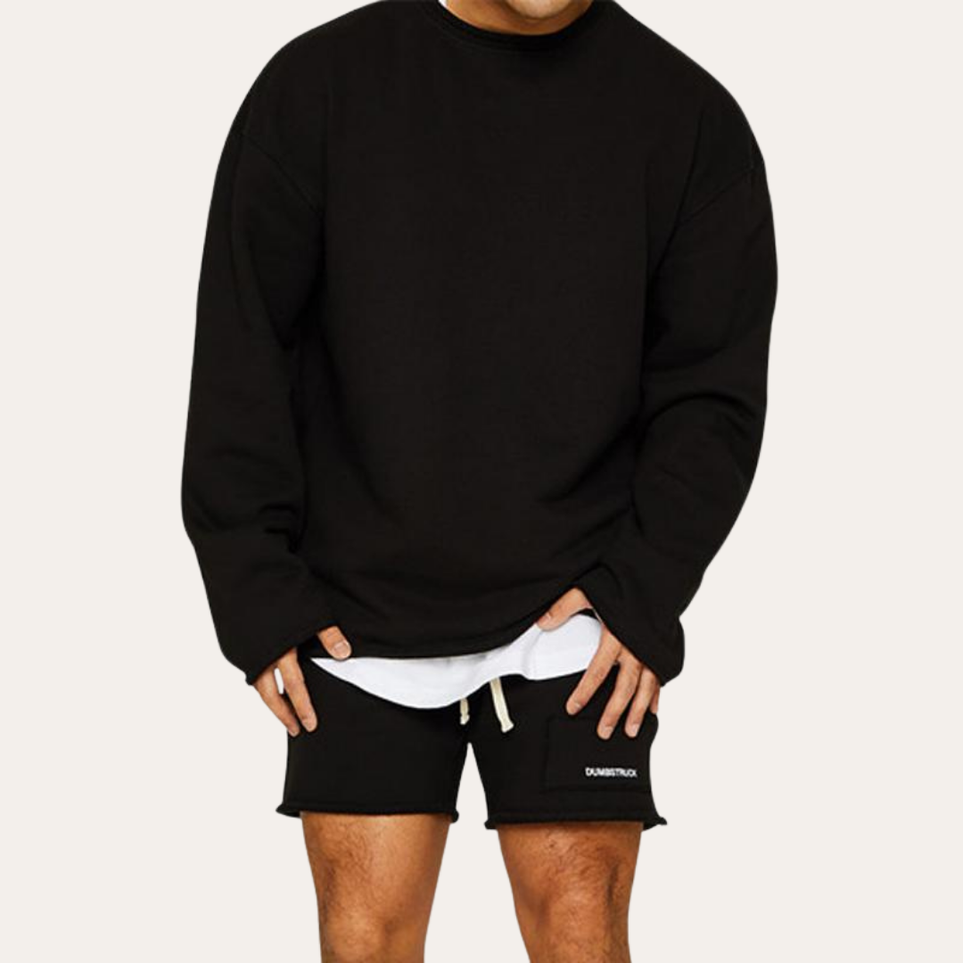 Herren Sweatshirt Langarm Pullover Freizeit Set | Vestea