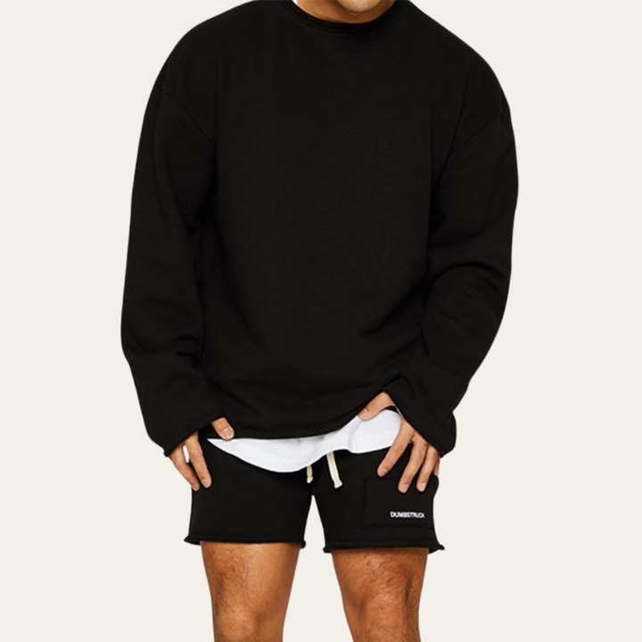 Herren Sweatshirt Langarm Pullover Freizeit Set | Vestea