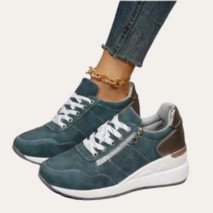 Orthopädische Damen Sneaker mit Keilabsatz | Vestea