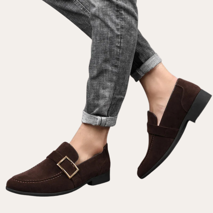 Herren Orthopedico Slipper Wildleder | Vestea