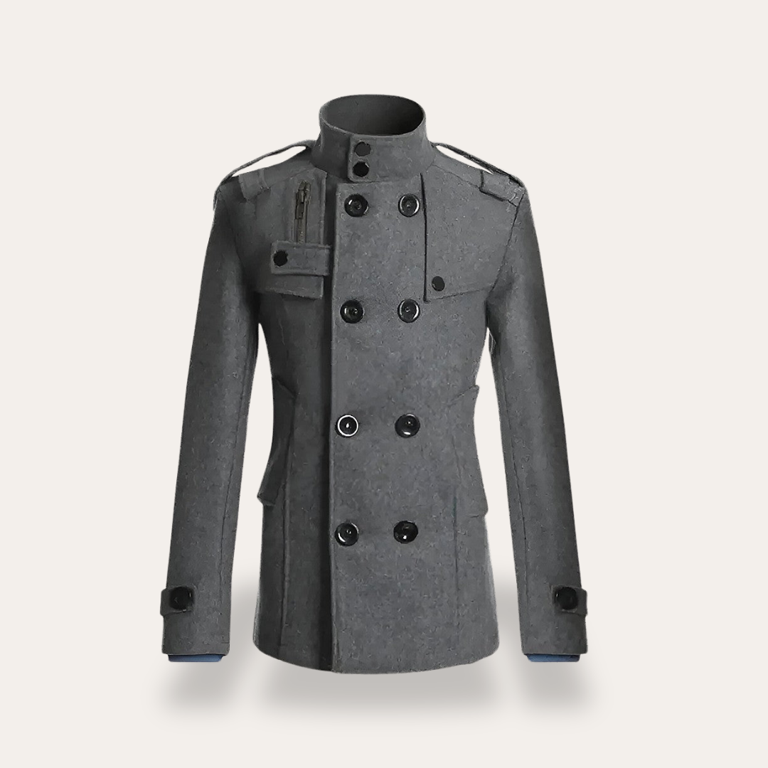 Herren Mantel Doppelreiher Übergangsjacke | Vestea