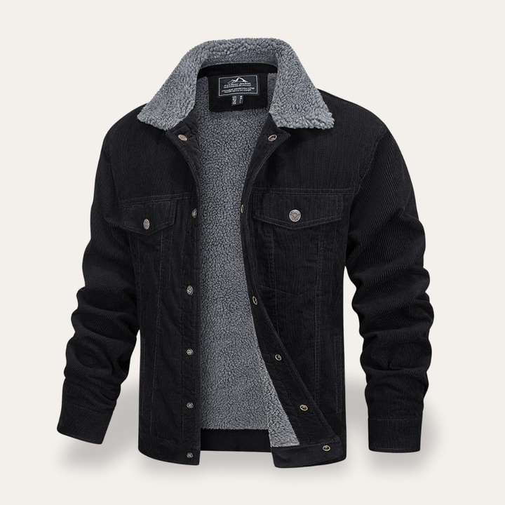 Herren Cordjacke mit Teddyfutter | Vestea