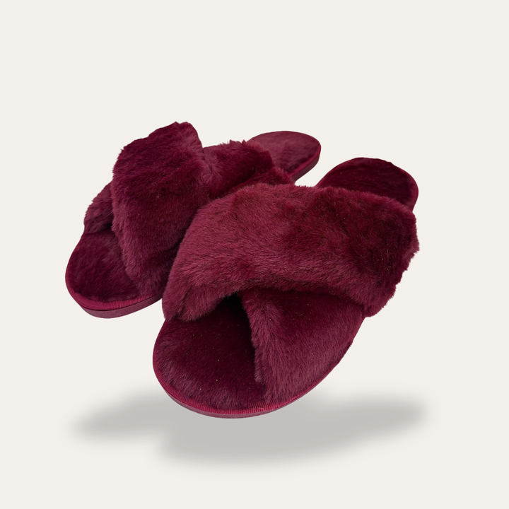 Orthopädische Damen Hausschuhe mit Kreuzband Design | Vestea