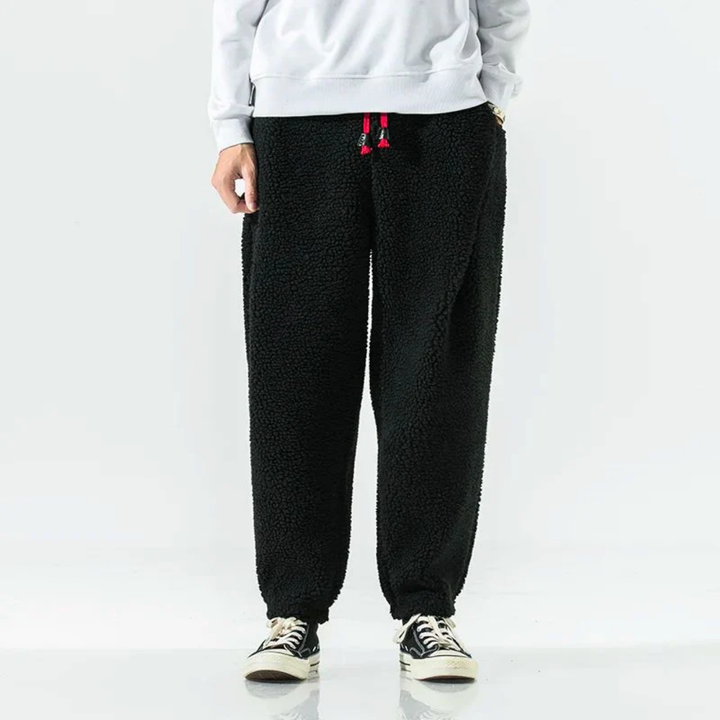 Herren Fleece Jogginghose mit Teddyfutter Freizeithose | Vestea