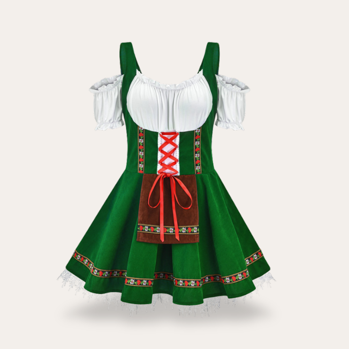 Damen Dirndl Kleid Kostüm Traditionell | Vestea