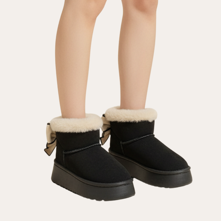 Orthopädische Damen Winter Stiefeletten mit Fellfutter | Vestea