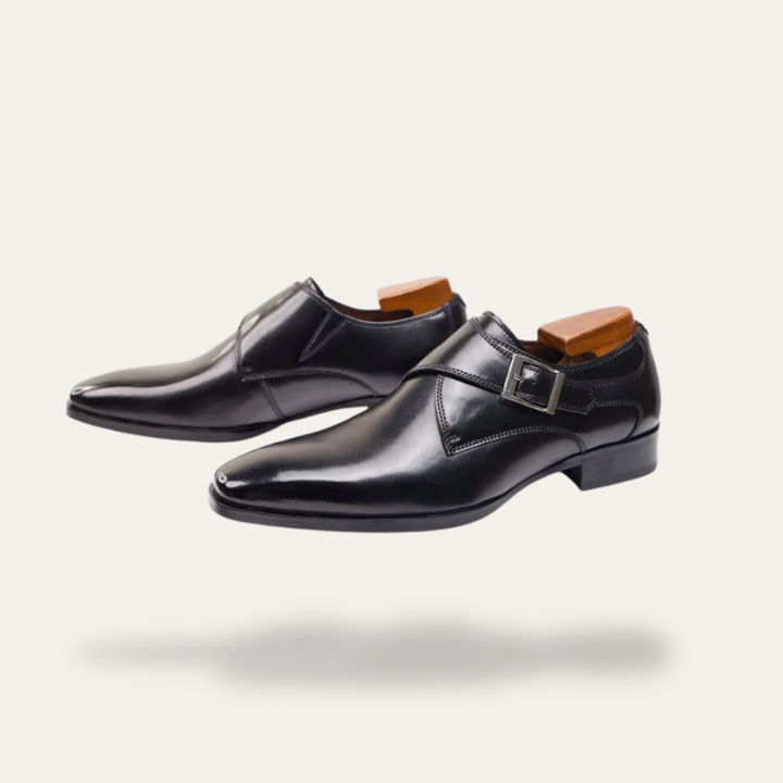 Orthopädische Schuhe für Herren mit Schnalle | Vestea