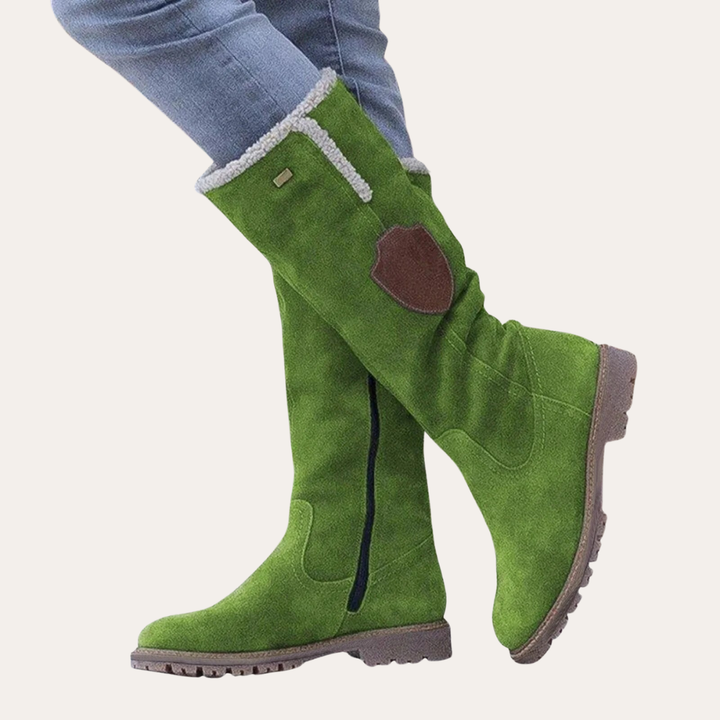Damen Orthopädische Winterstiefel Kniehoch Warm Gefüttert | Vestea