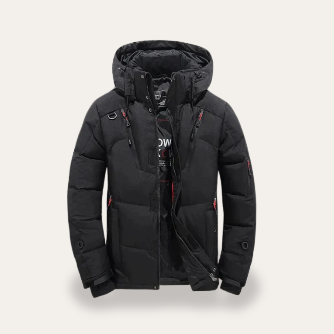 Herren Winterjacke mit Kapuze Outdoor Warmjacke | Vestea