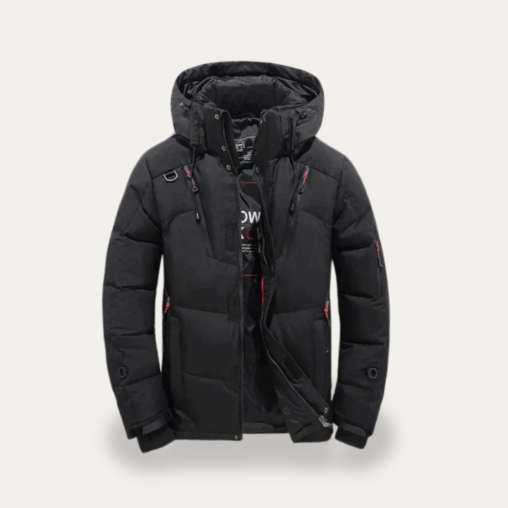 Herren Winterjacke mit Kapuze Outdoor Warmjacke | Vestea