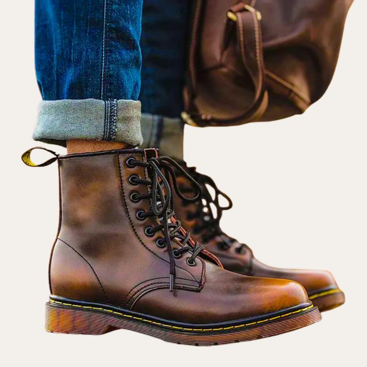 Orthopädische Lederstiefel für Herren | Vestea
