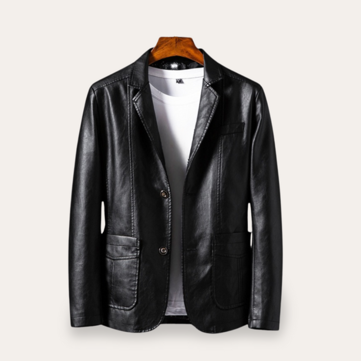 Herren Lederblazer mit Taschen | Vestea