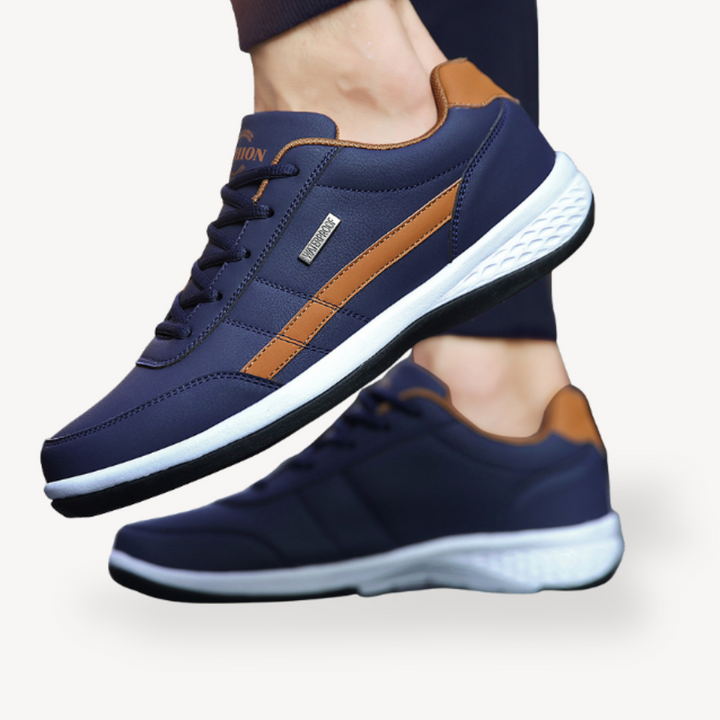 Casual Orthopädische Wasserdichte Ledersneakers für Herren | Vestea