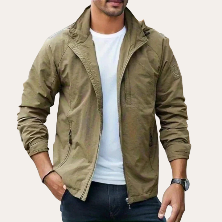 Herren Kapuzen-Windbreaker Übergangsjacke | Vestea