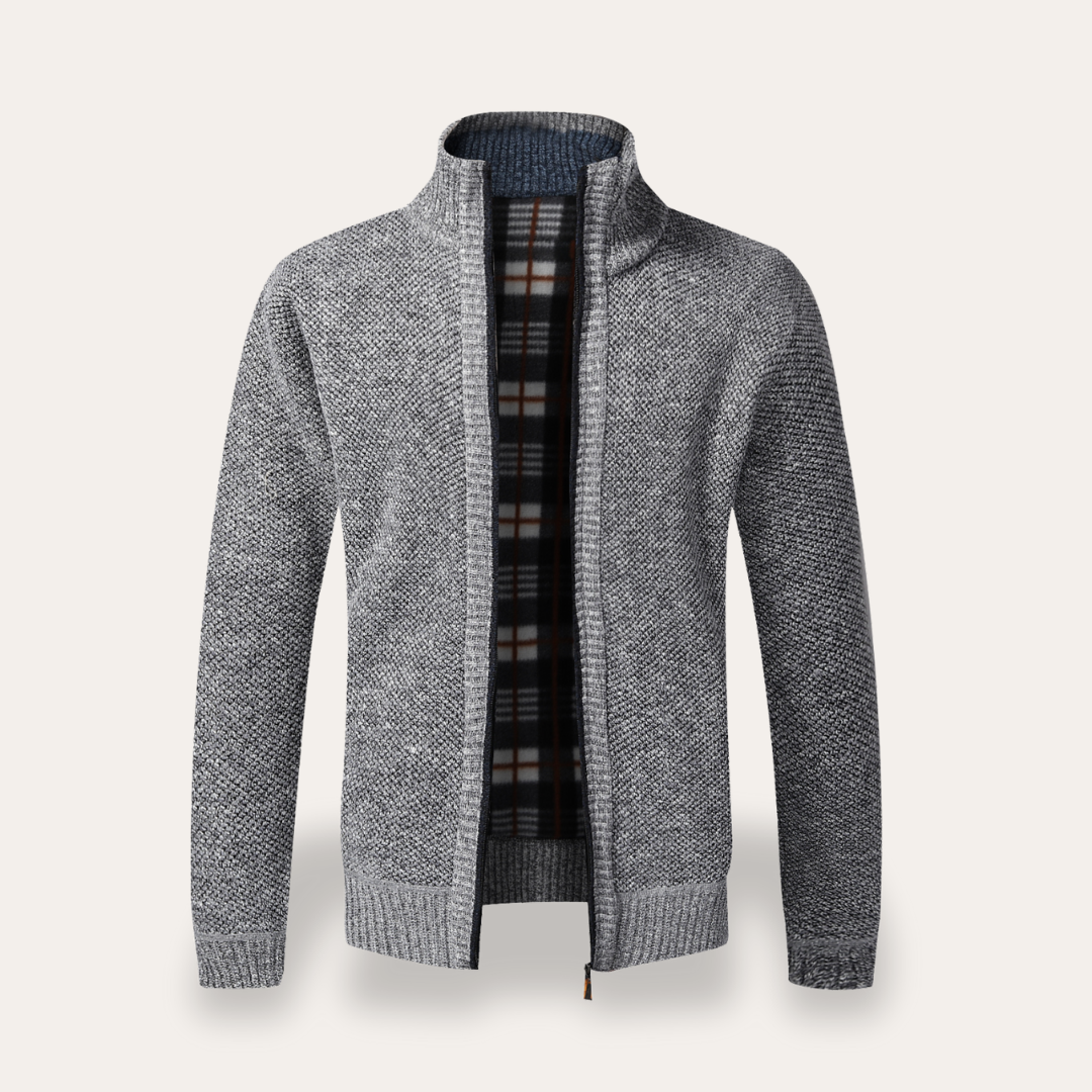 Herren Strickjacke mit Reißverschluss Freizeit | Vestea