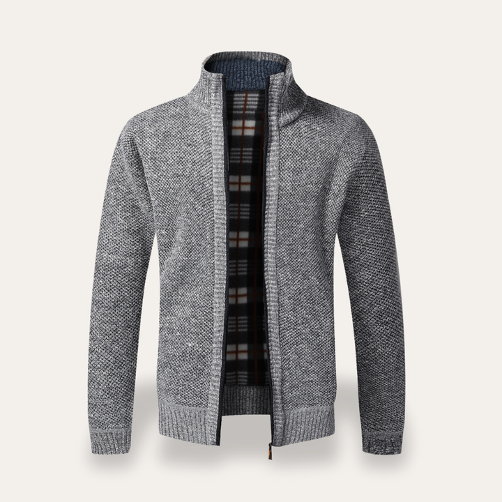 Herren Strickjacke mit Reißverschluss Freizeit | Vestea
