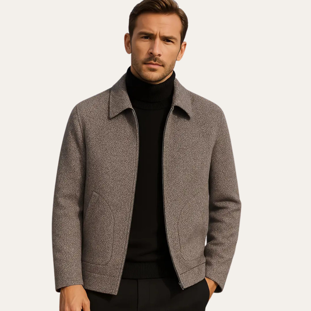 Herren Jacke Wollmix Modern | Vestea