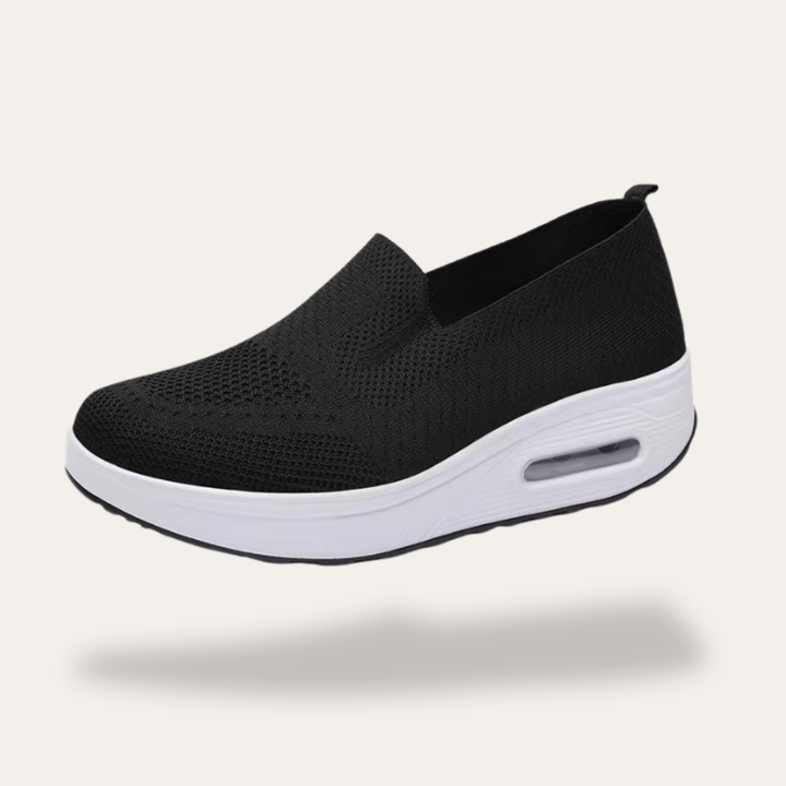 Damen Orthopädische Bequeme Slip-On Turnschuhe Keilabsatz | Vestea