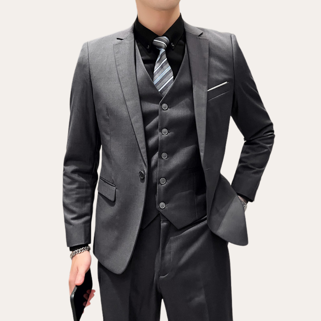 Herren Business Anzug mit Sakko und Weste | Vestea