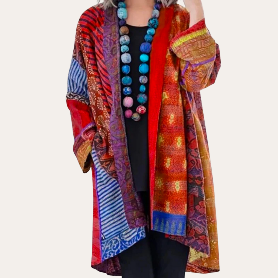 Kimono-Jacke mit Muster für Damen | Vestea
