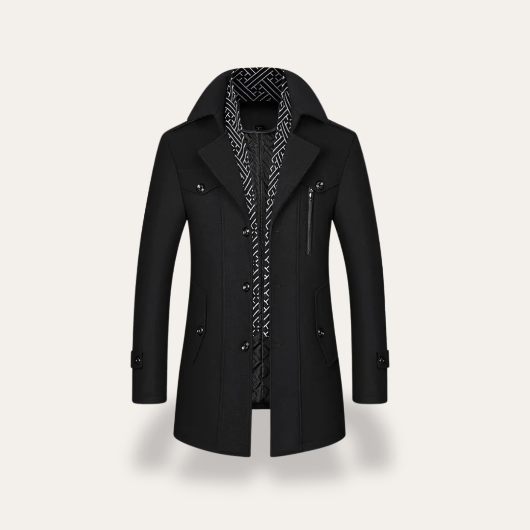 Herren Wollmantel Modern Slim Fit | Vestea
