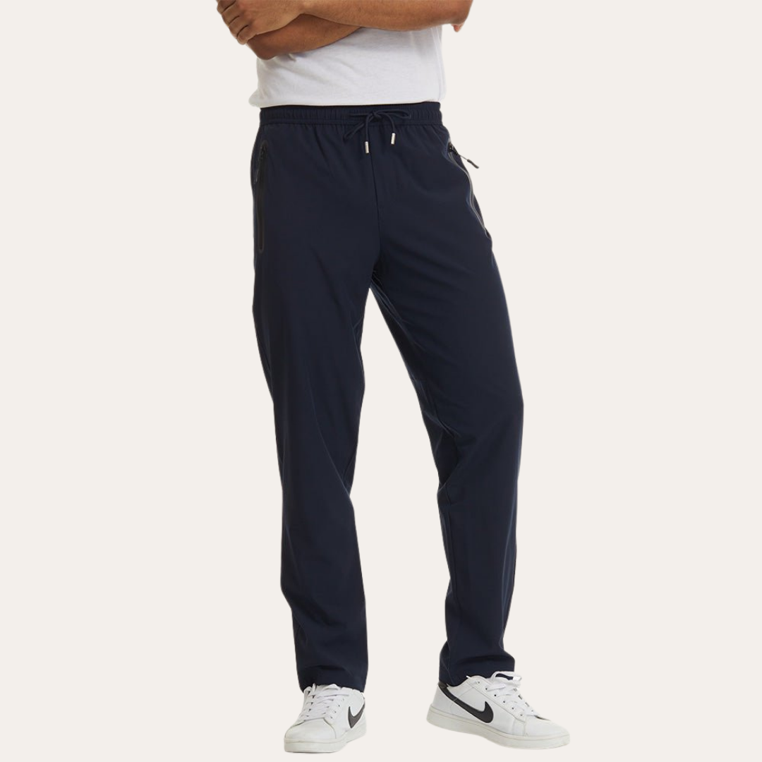 Herren Sporthose mit Reißverschluss-Taschen atmungsaktiv leicht Training | Vestea