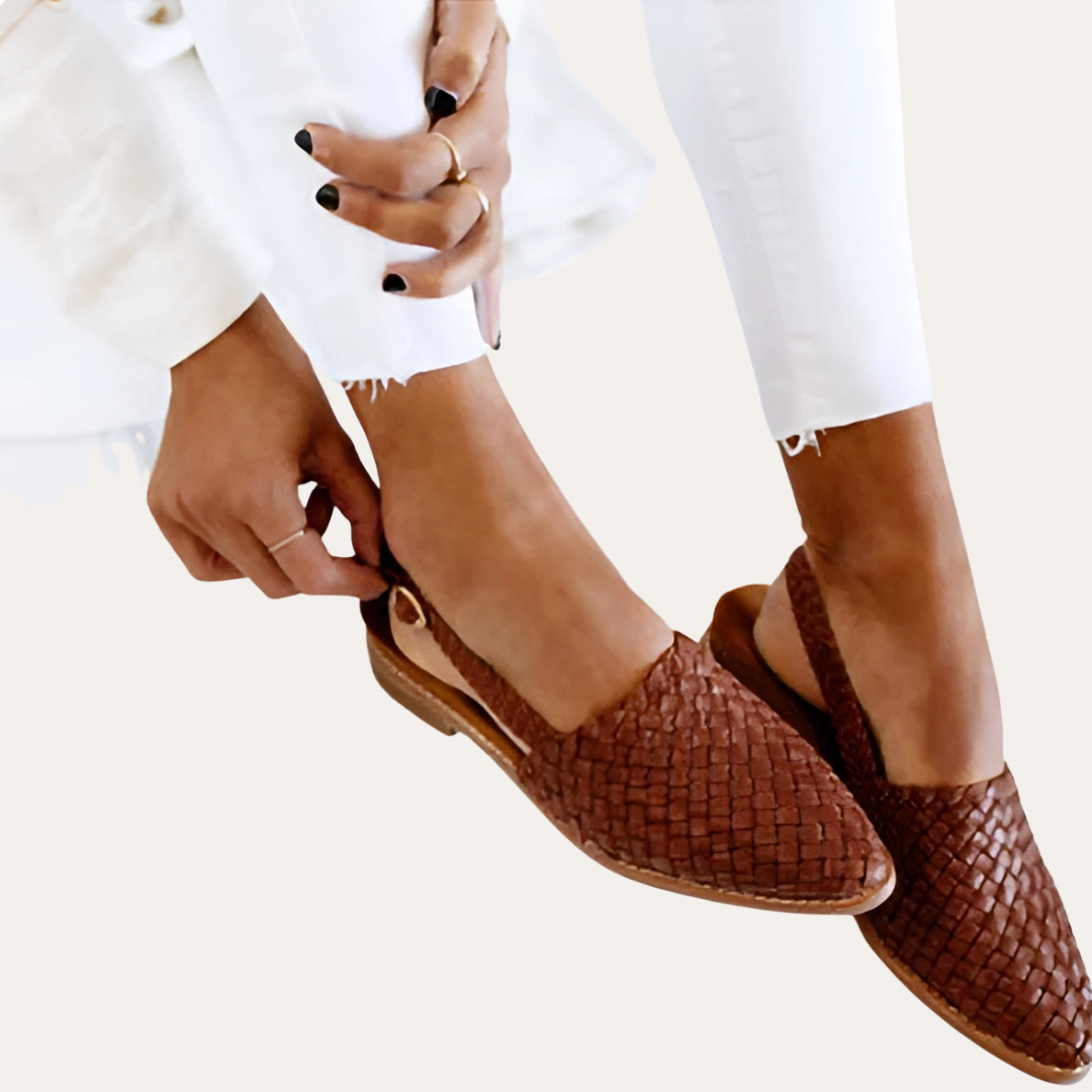 Orthopädische Damen Geflochtene Bequeme Schuhe | Vestea