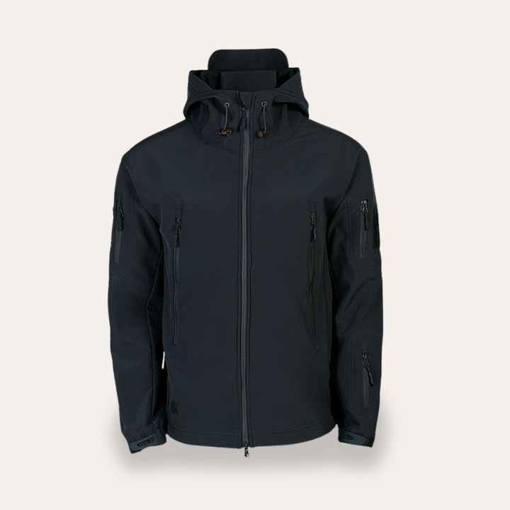 Herren Softshell Jacke Outdoor wasserdicht winddicht Kapuze | Vestea