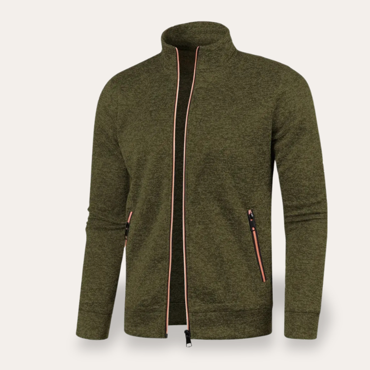 Atmungsaktiven Sportlichen Zip-Jacke für Herren | Vestea